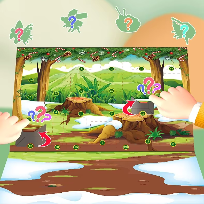 2025 Advent Calendar with Toys – 24-Day Surprise Box Set for Kids